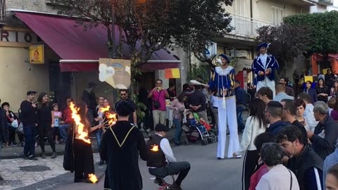 Fire Jugglers in Italy