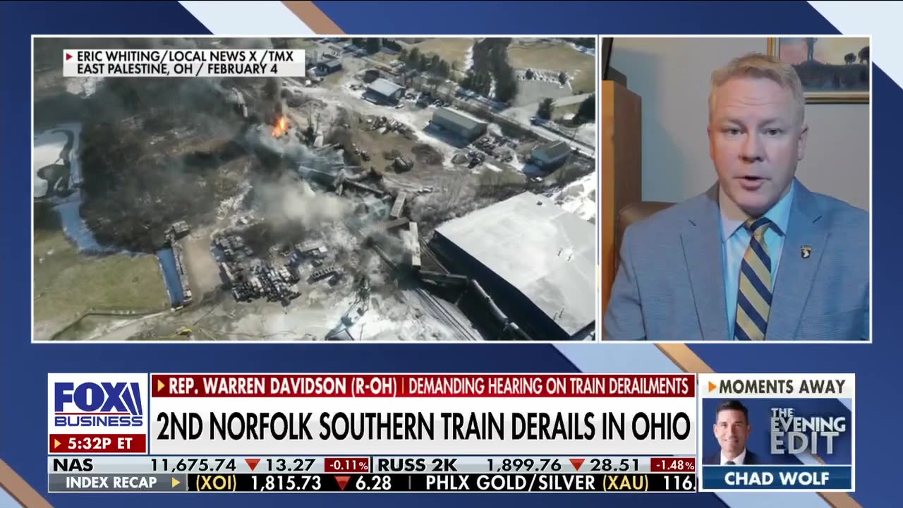 Here's why we need hearings on train derailments: Rep. Warren Davidson