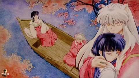 Inuyasha's sand painting world