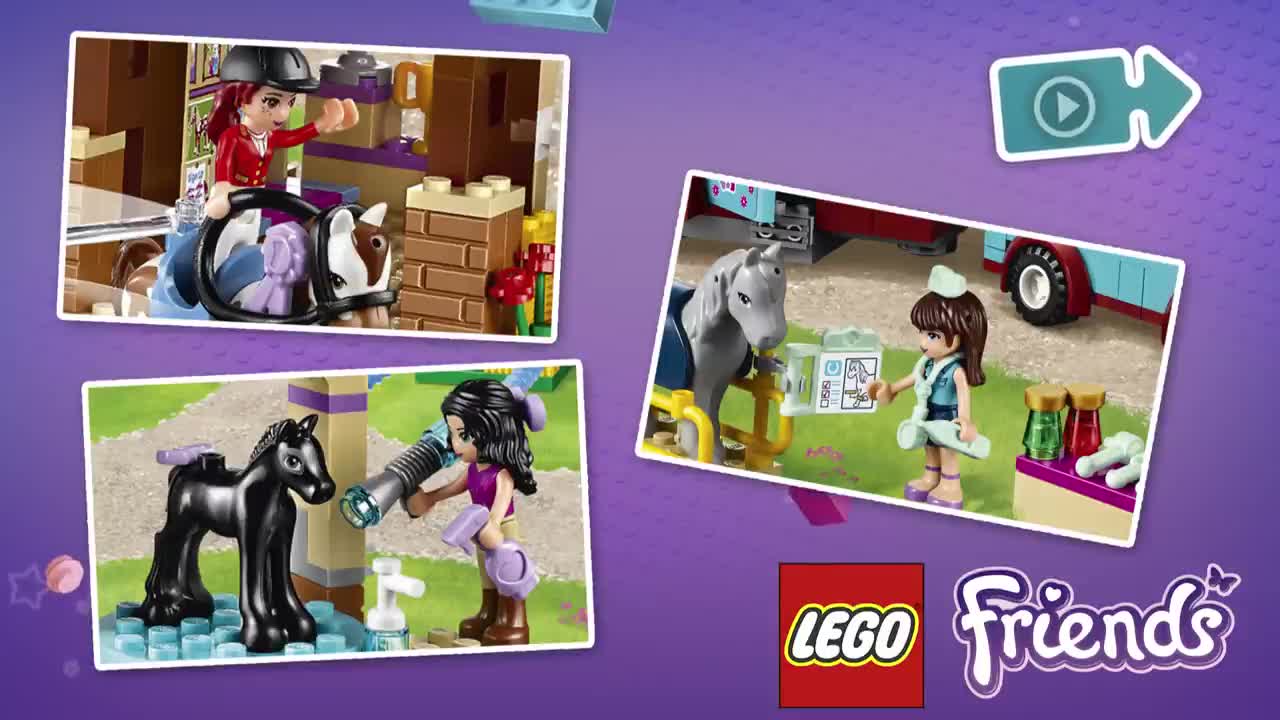 Atrelado de veterinário para cavalos - LEGO Friends