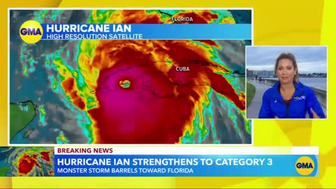 Hurricane Ian strengthens, takes aim at Florida coast l GMA