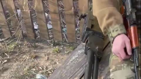 James Vasquez steals a Russian tank machine gun with a pocket knife in Ukraine