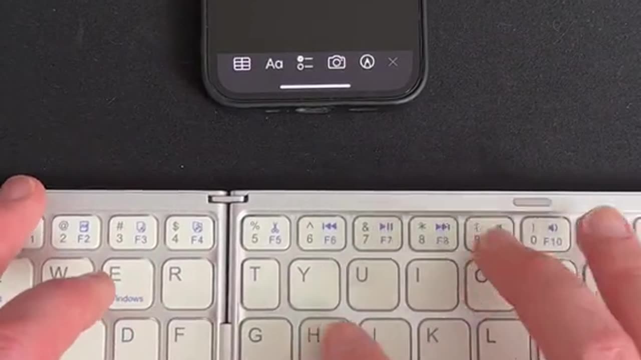 Pocket Foldable Bluetooth Wireless Keyboard with Touchpad-If You Want Buy Link In Decripition