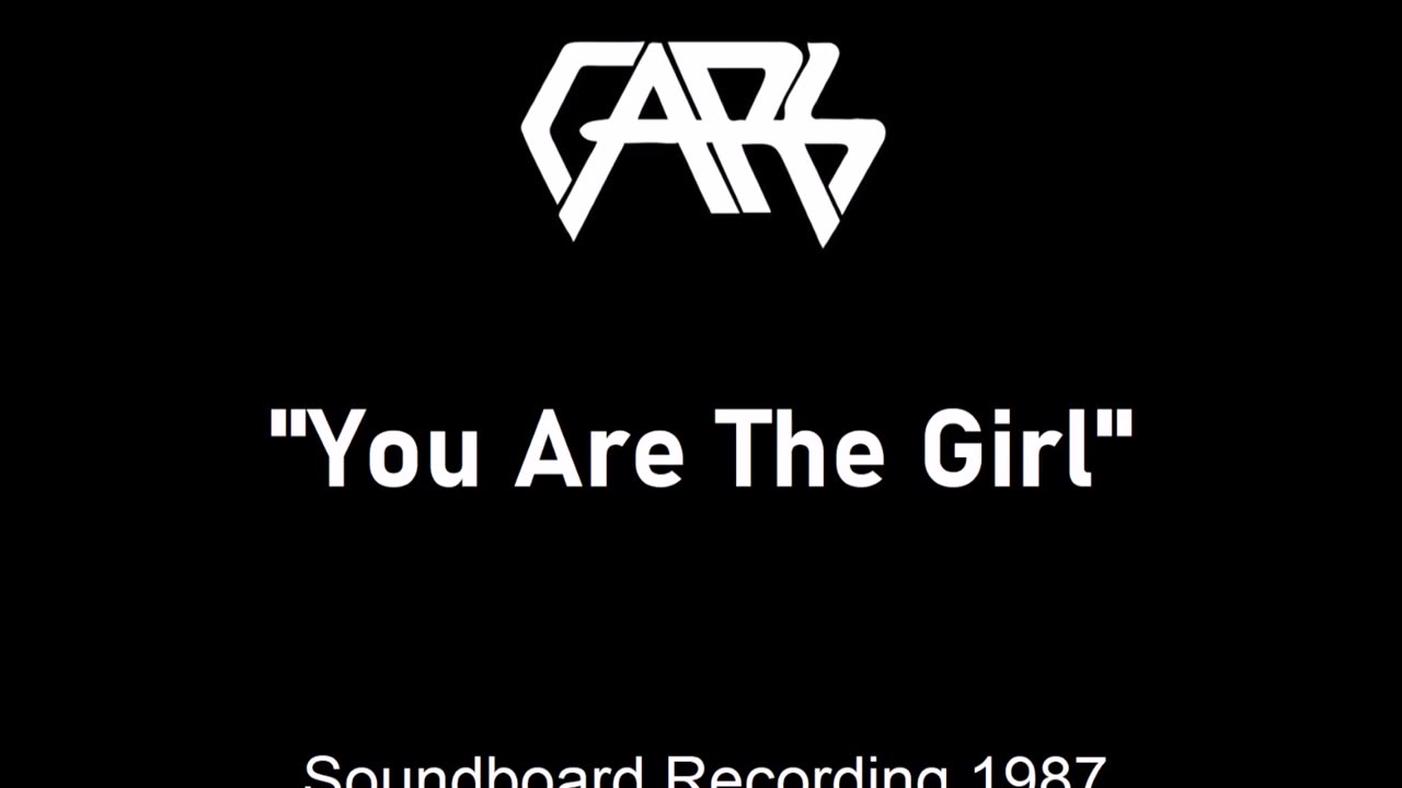 The Cars - You Are The Girl (Live in Columbia, Missouri 1987) Soundboard