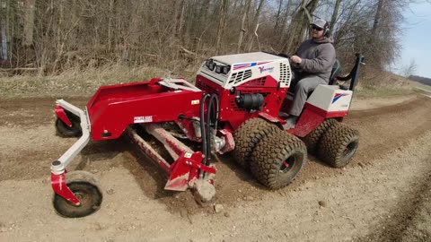 Repairing the Worst Driveway on Rumble with Ventrac Power Rake