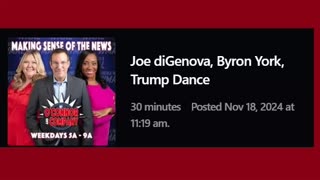 Joe DiGenova & Byron York: Gaetz/DJT plane meeting-Trump Picks-DS Defaming Public Figures w Impunity