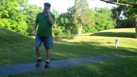 Golden Lion Form at Great Serpent Mound Ohio