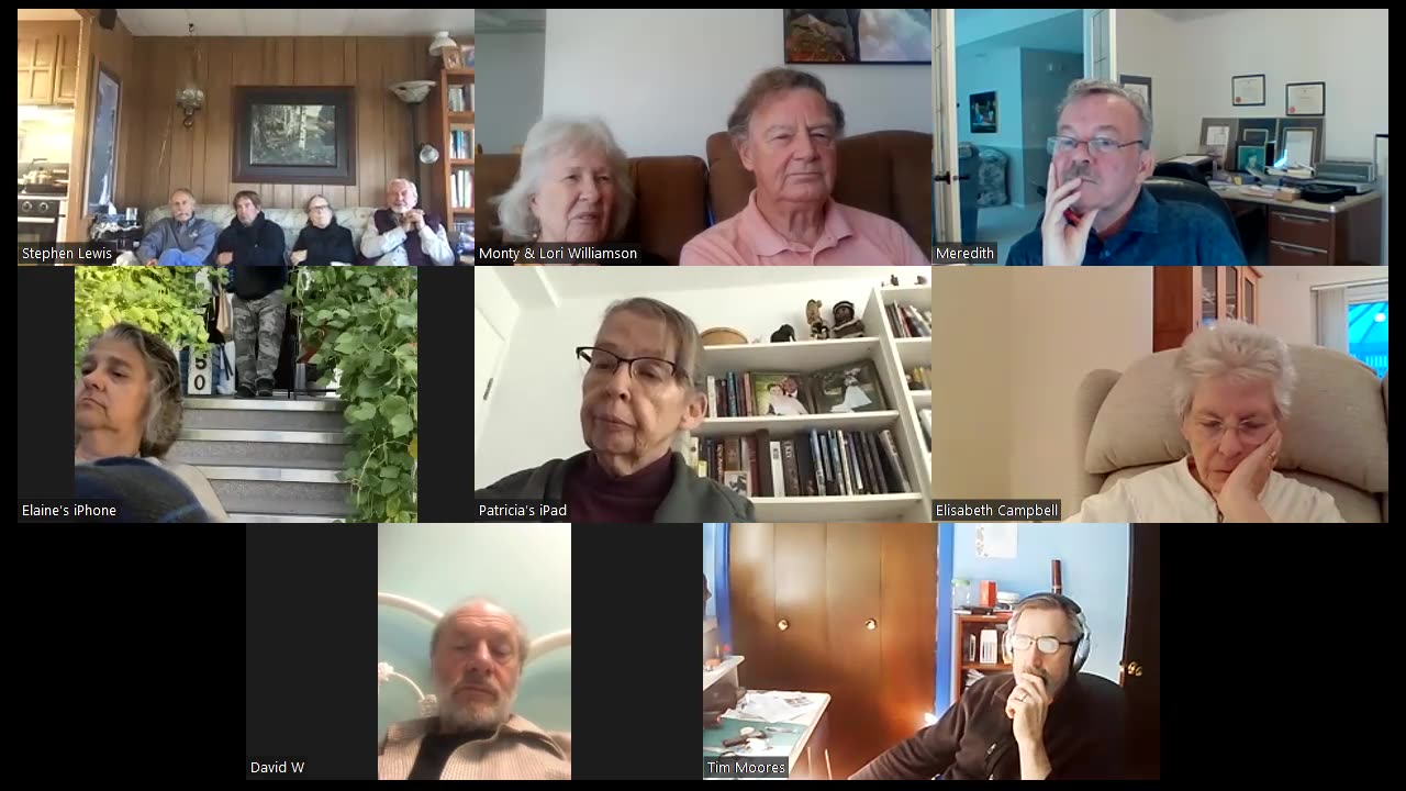 Zoom Prayer and Share Meeting - Oct. 4/23