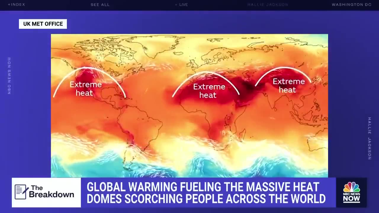 Global warming fuels massive heat domes across the world