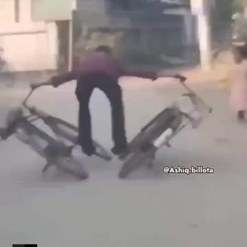 Weird things on a bike!