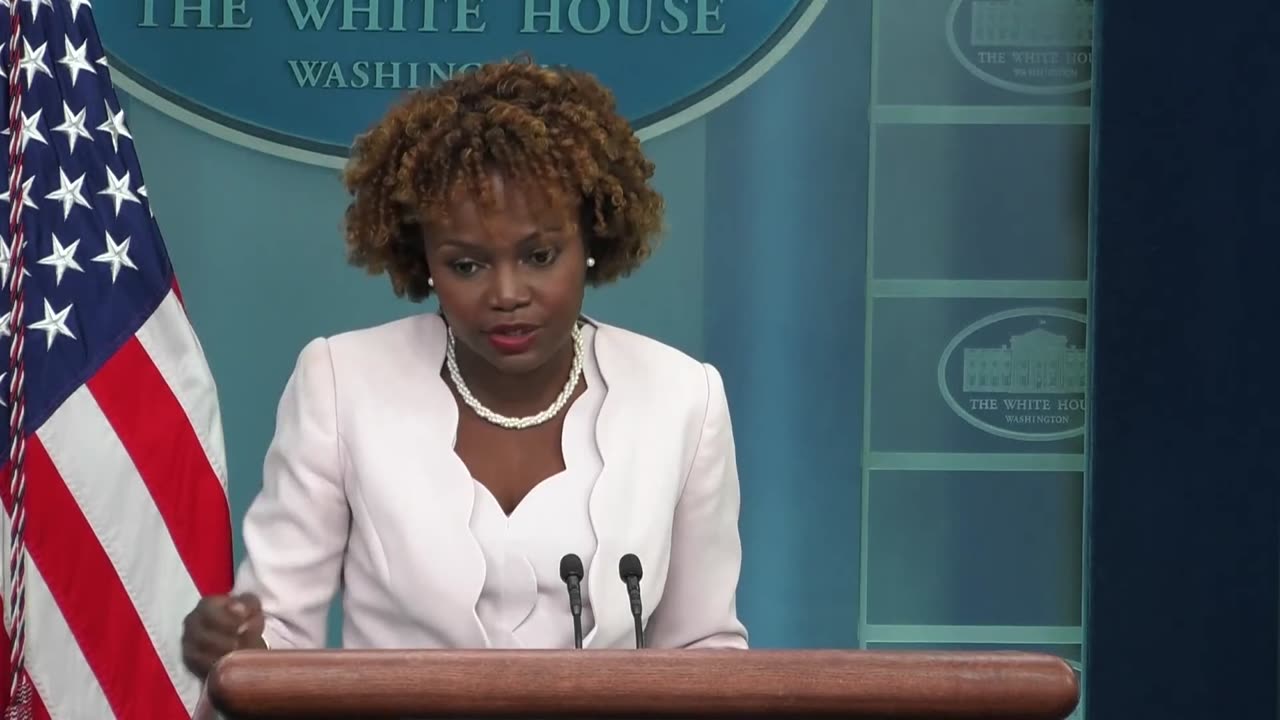 Karine Jean-Pierre holds White House press briefing on Take Your Child to Work Day - April 27, 2023