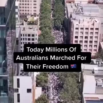 Millions protest in Australia, world freedom day