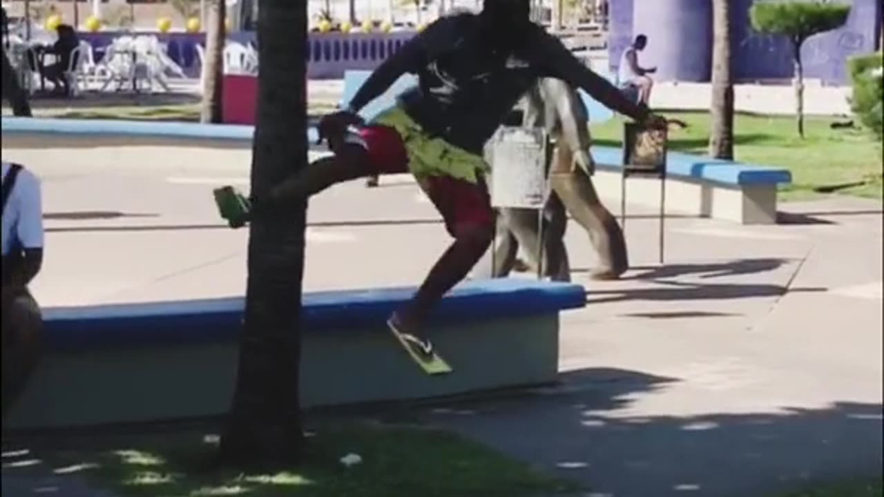 Acting unruly at street see peoples reactions