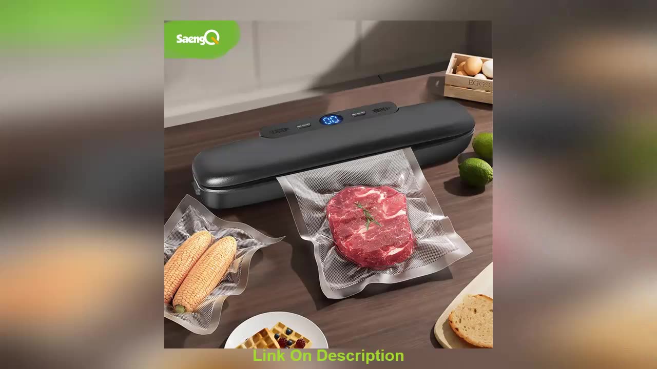 Get saengQ Vacuum Sealer Packaging Machine Food Vacu