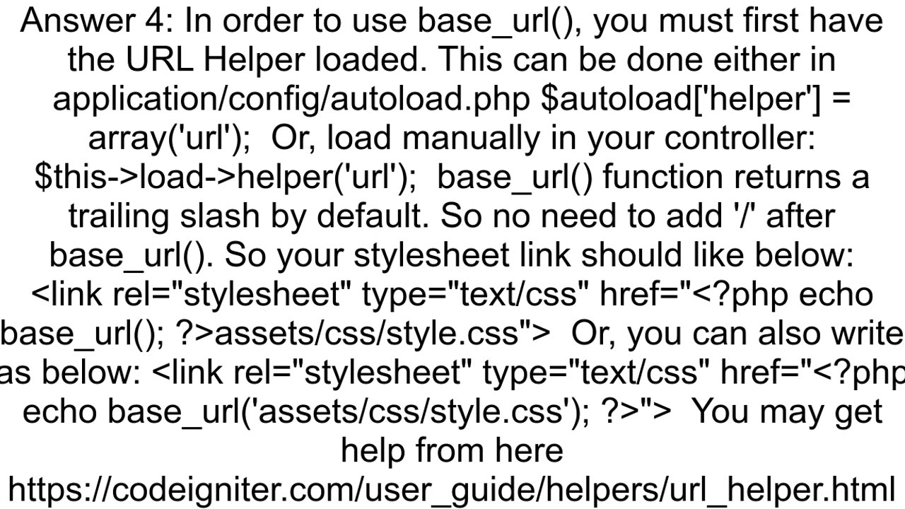 css is not loading in codeigniter 4