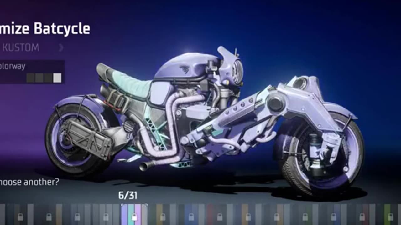 Customize Batcycle Appearance