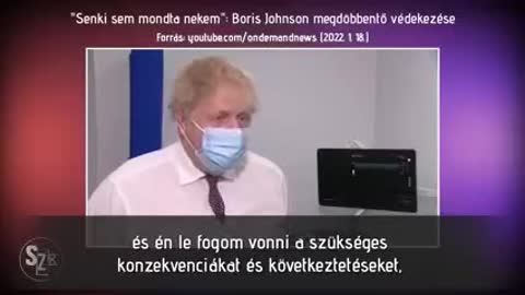 Boris Johnson sarokba szorítva