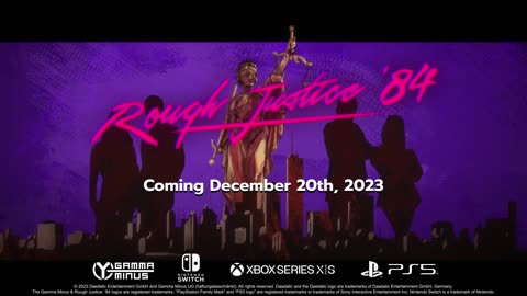 Rough Justice '84 - Official Consoles Release Date Announce Trailer