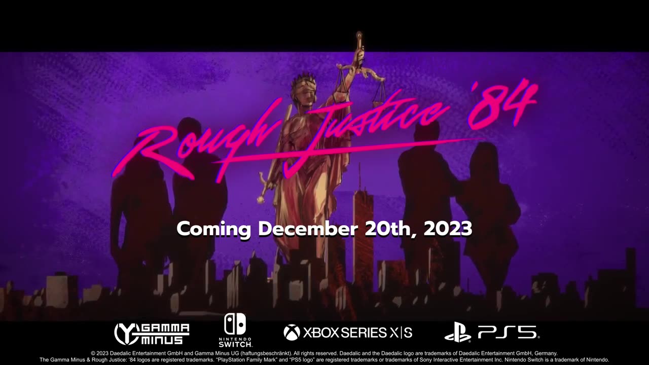 Rough Justice '84 - Official Consoles Release Date Announce Trailer