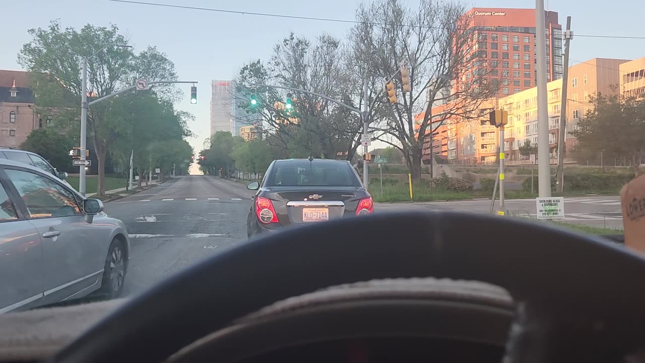 Downtown Raleigh NC driving