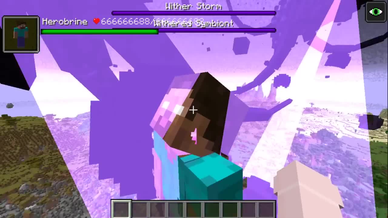 Herobrine vs Wither Storm 7 STAGE in minecraft part 6 creepypasta