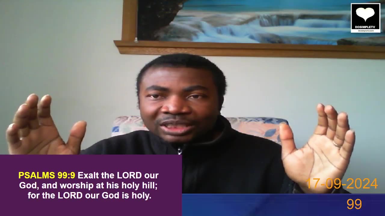 Everything will be well - Ask me & Psalms 99 || Live 17-09-2024 || DosimpleTV