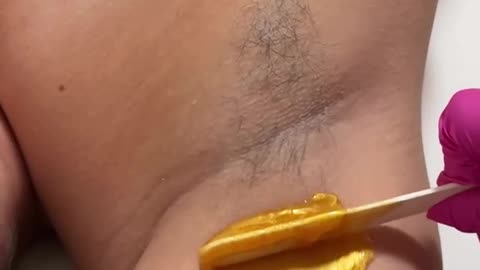 Underarm Waxing with Sexy Smooth Golden Allure Hard Wax by @atouchoflis