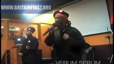 Black militant racist openly calls for the murder of white children