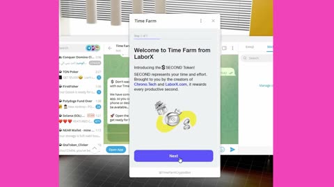 new mining telegram mini app time farm