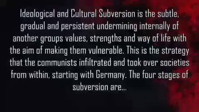 Ex KGB agent Alexandrovich Bezmenov explains the 4 stages of ideological subversion