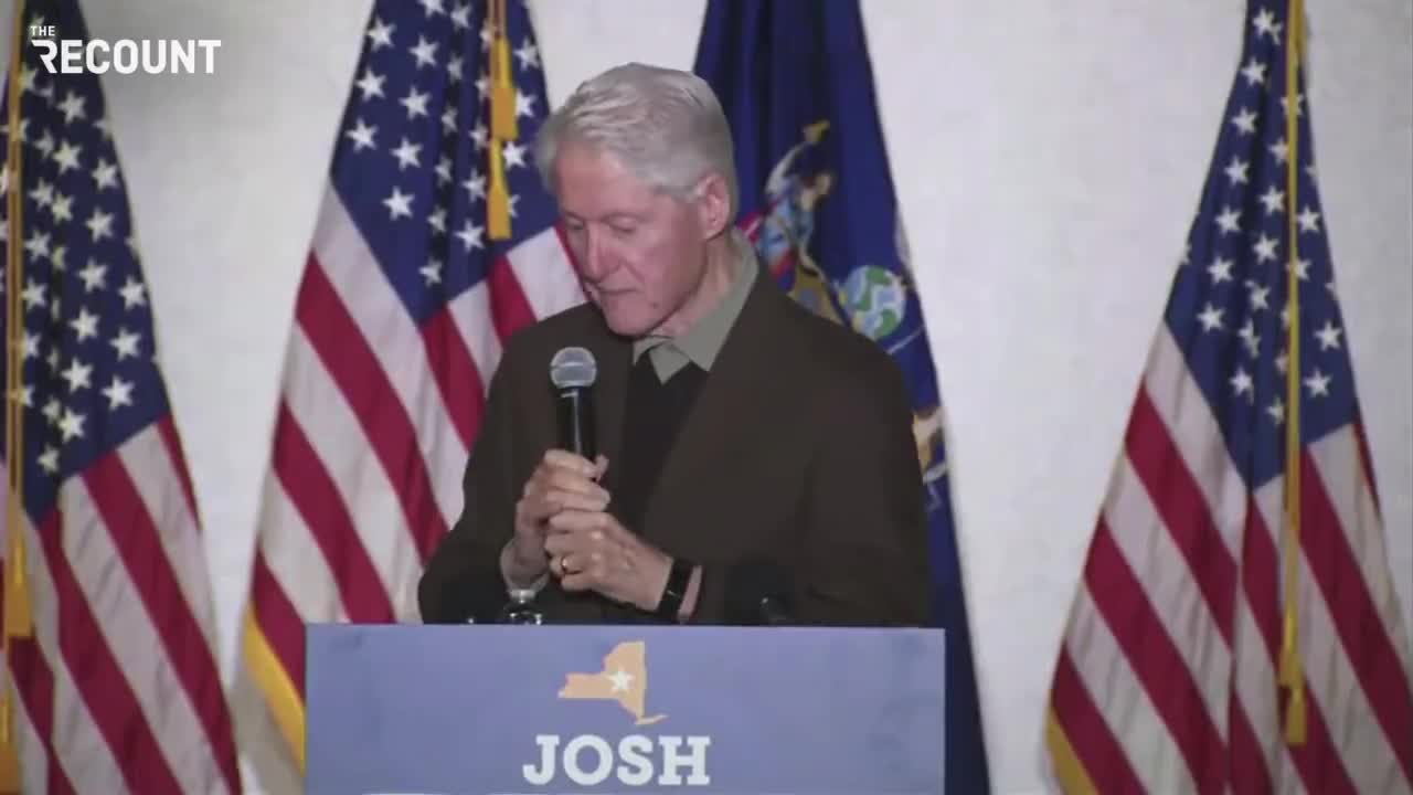 Bill Clinton out spreading lies and fear for votes