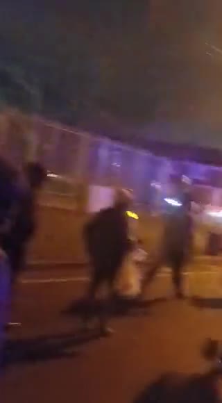 Irish are out in force protesting globalism again tonight