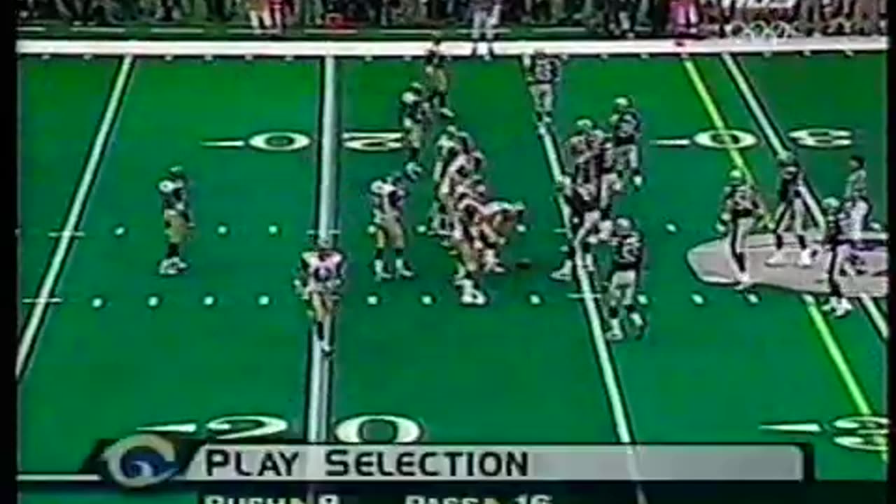 Le Super Bowl 2002 Rams de St Louis vs Patriotes de la Nouvelle Angleterre
