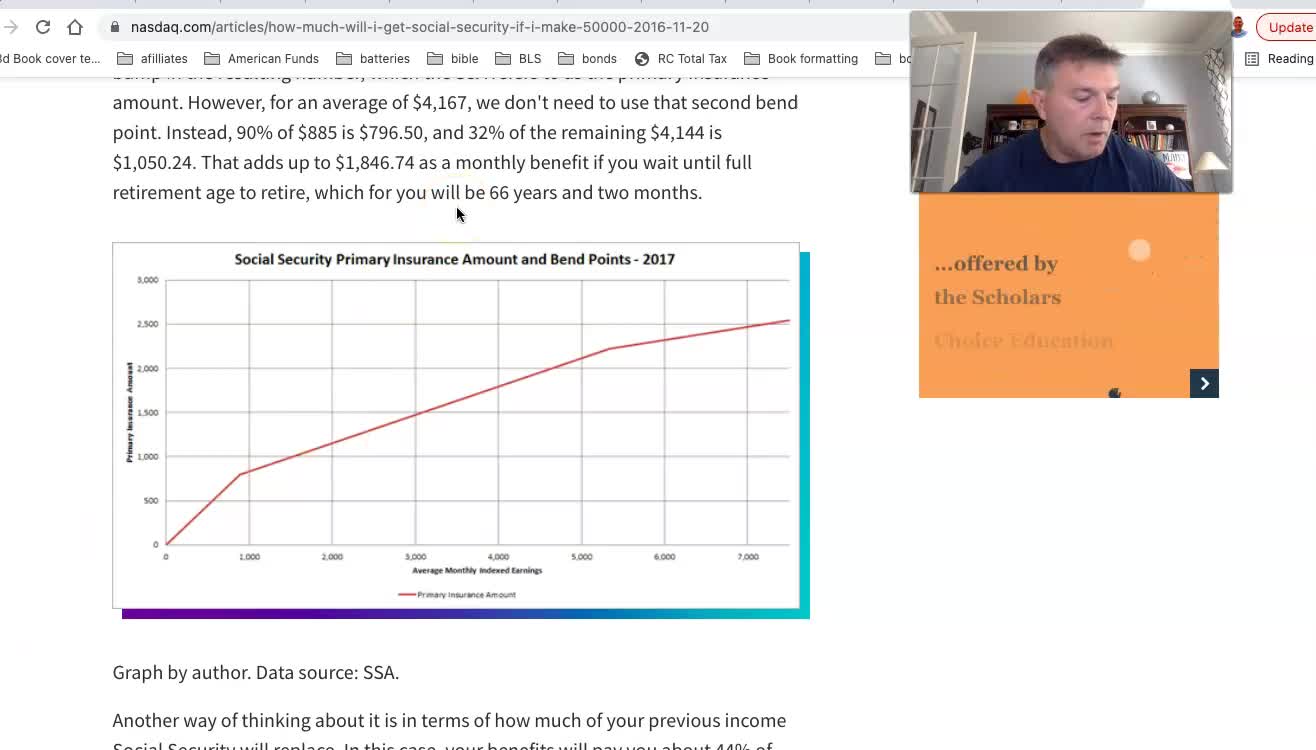 How Much You'll Get From Social Security on $50,000 a Year Income