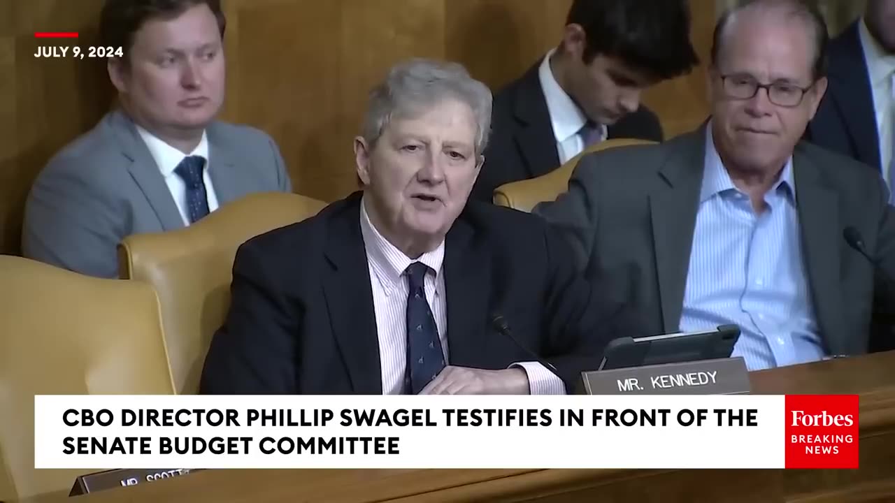 'Look Me In The Eye And Tell Me...': John Kennedy Grills CBO Director
