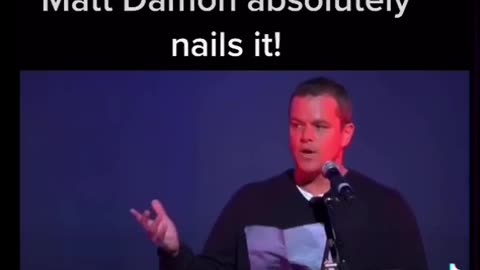Matt Damon Nails It