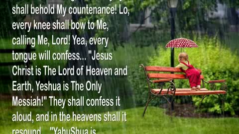 Let My Redeemed come running and sing... YahuShua is YaHuWaH 🎺 Trumpet Call of God