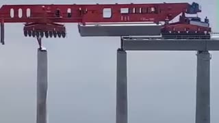 Latest bridge construction technology machine