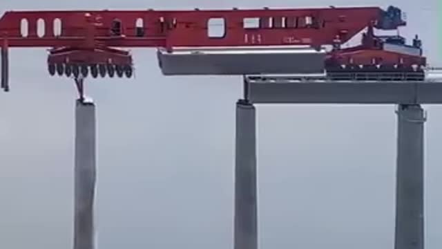 Latest bridge construction technology machine