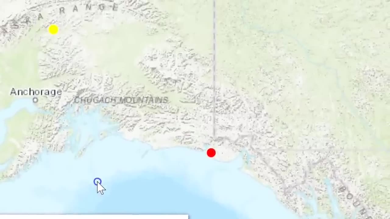 TSUNAMI Warning Issued After Massive M7.2 Earthquake Strikes Off The Coast of Southern Alaska