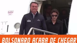 O Presidente no Solo Americano...