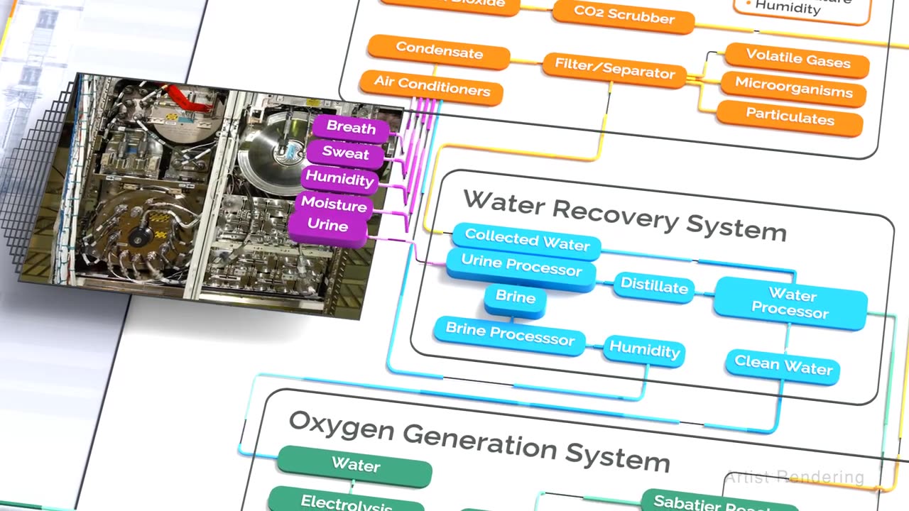 How Scientist recover / Reuse water on The Space Station | NASA