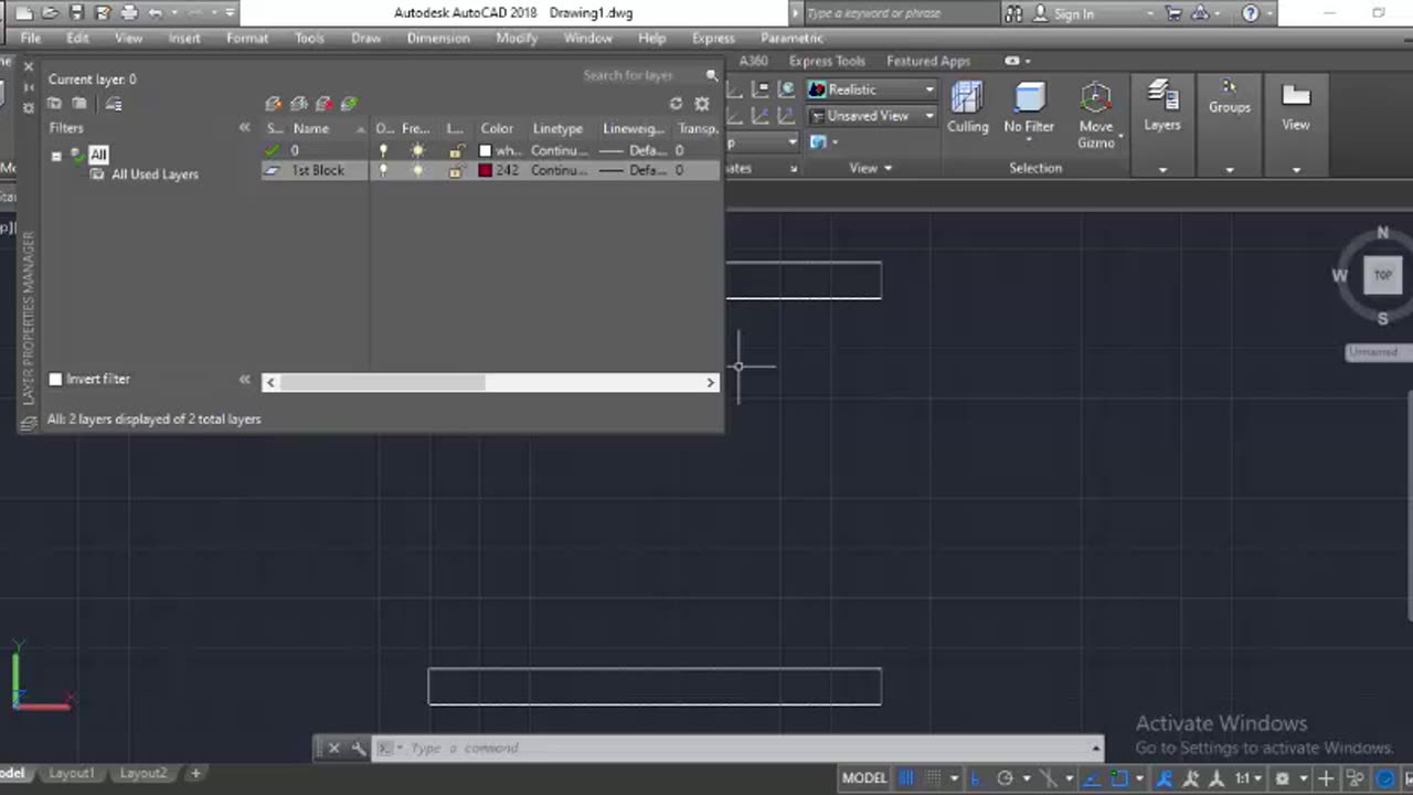 Using Layers in Drawing on AutoCAD by Masroor Khan For Beginners