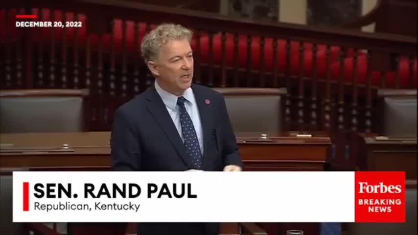 You Won't Believe Where Your Tax Dollars Went Last Year – Senator Rand Paul