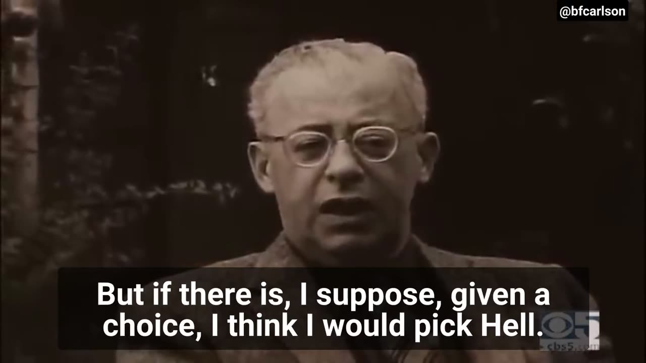 Saul Alinsky, author of Rules for Radicals, declared in this 1966 interview