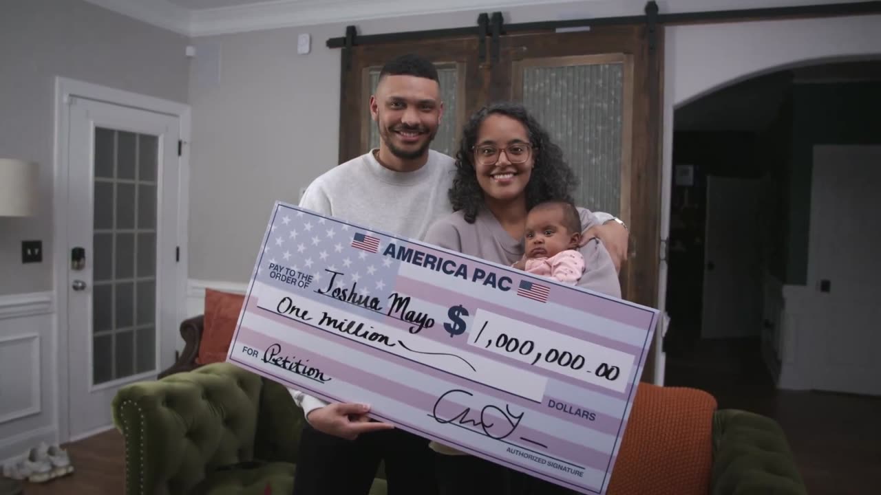 Joshua earned $1M after signing our petition in support of the Constitution