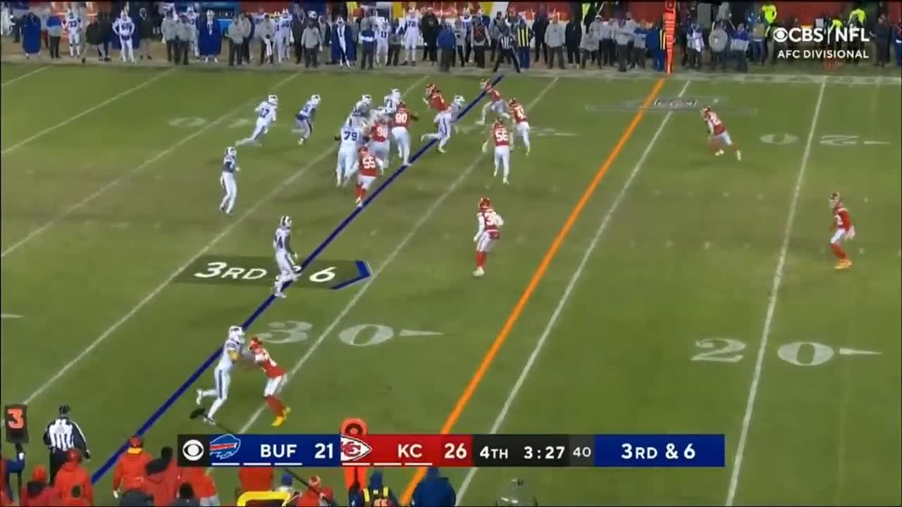 Buffalo Bills vs. Kansas City Chiefs Full Highlights 4th Quarter | NFL Divisional Round 2021 part 6