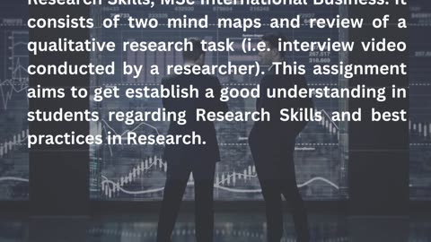 How to Create MSc International Business BMG871 (CRN 92128) International Business Research Skills