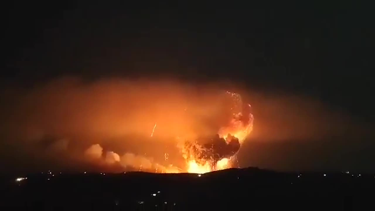 (INSANE) IDF Airstrikes on Russian Munitions Facility Set Off Near-Atomic Level Detonations(Tartus)