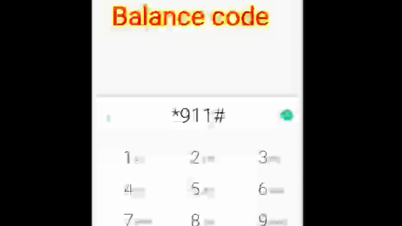 #How to zong advance balance code,